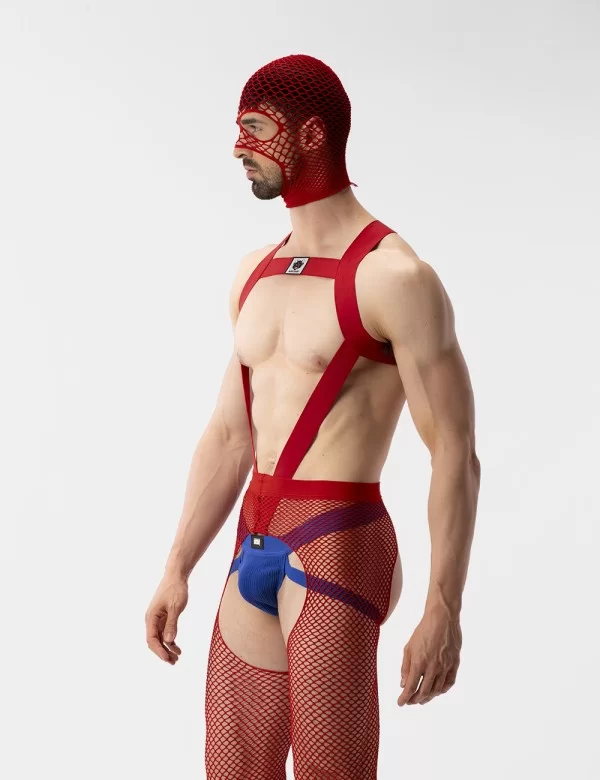 Fishnet Mask Sicily - Red