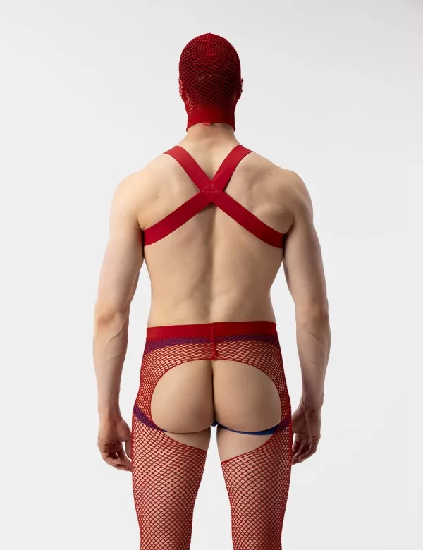 Fishnet Mask Sicily - Red