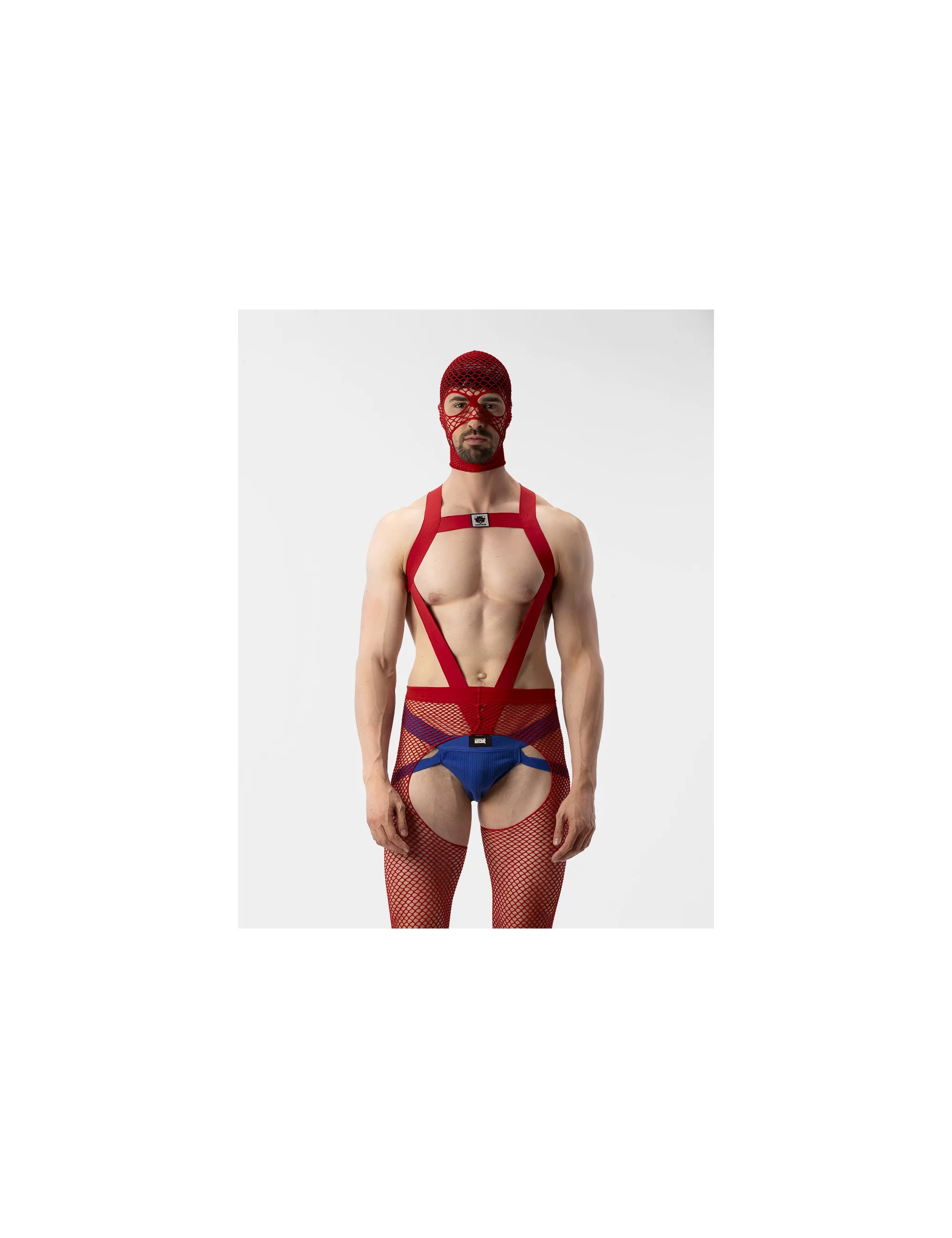 Fishnet Mask Sicily - Red