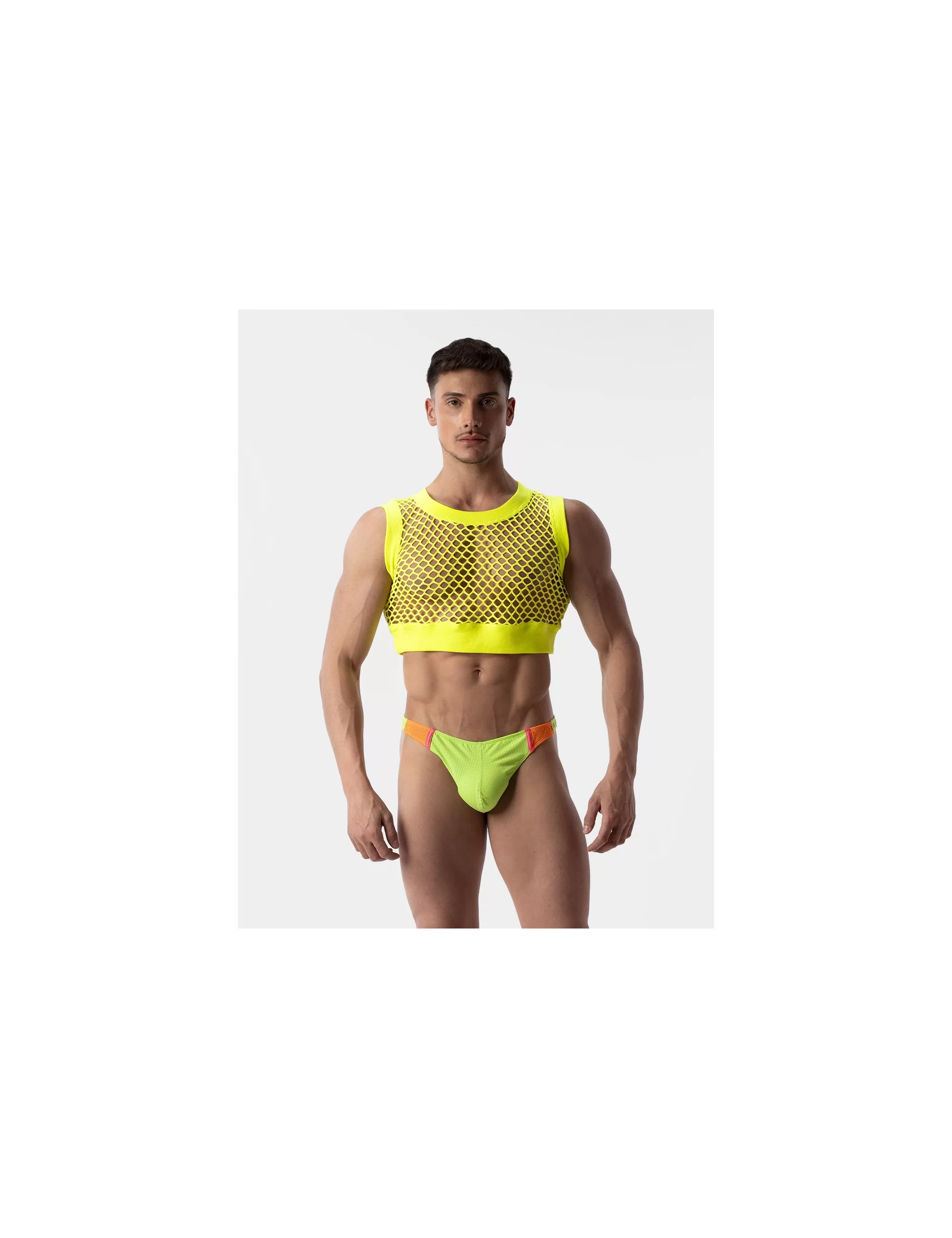 Mesh Crop Arman - Neongreen