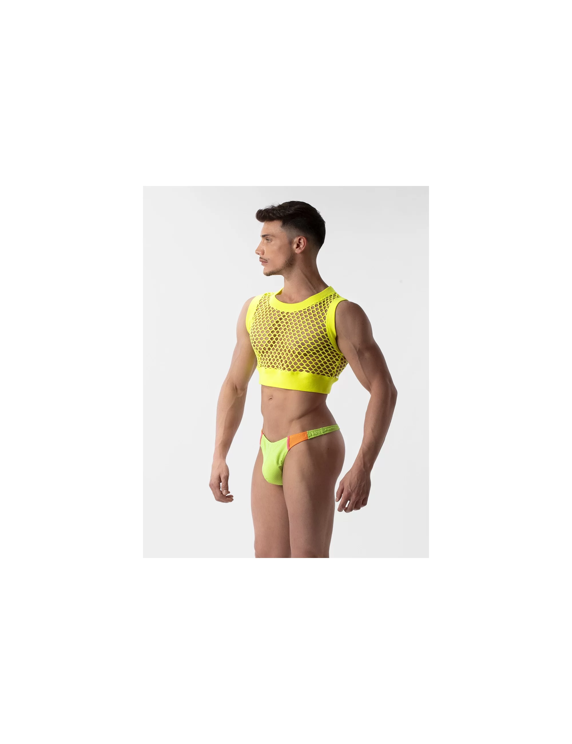 Mesh Crop Arman - Neongreen