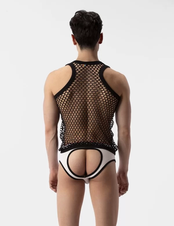 Mesh Tank Top Daniya - Black