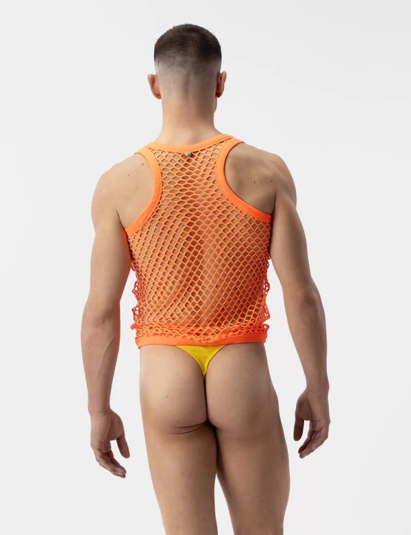 Mesh Tank Top Daniya - Neonorange
