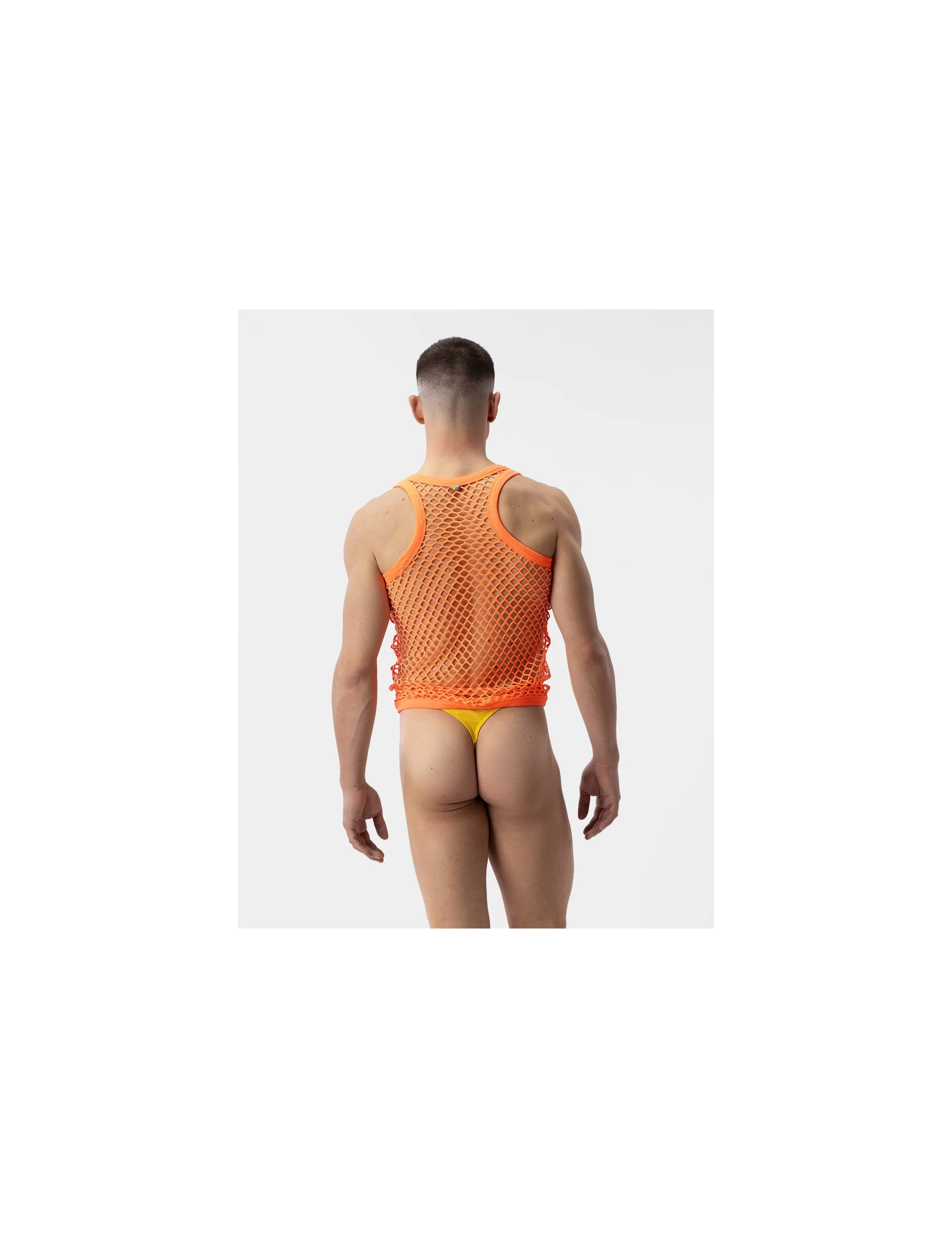 Mesh Tank Top Daniya - Neonorange