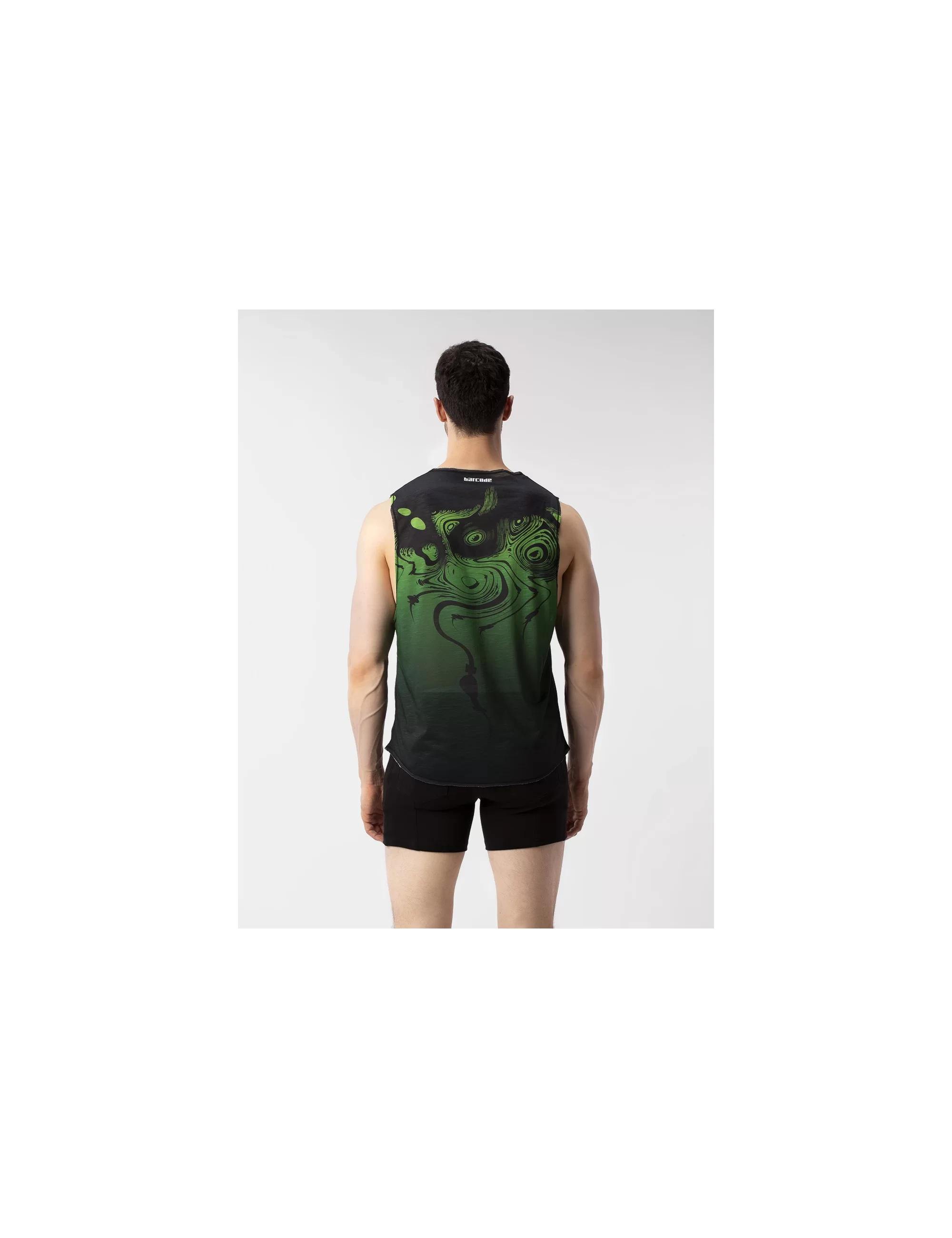 Muscle Top Keta - Green-Black