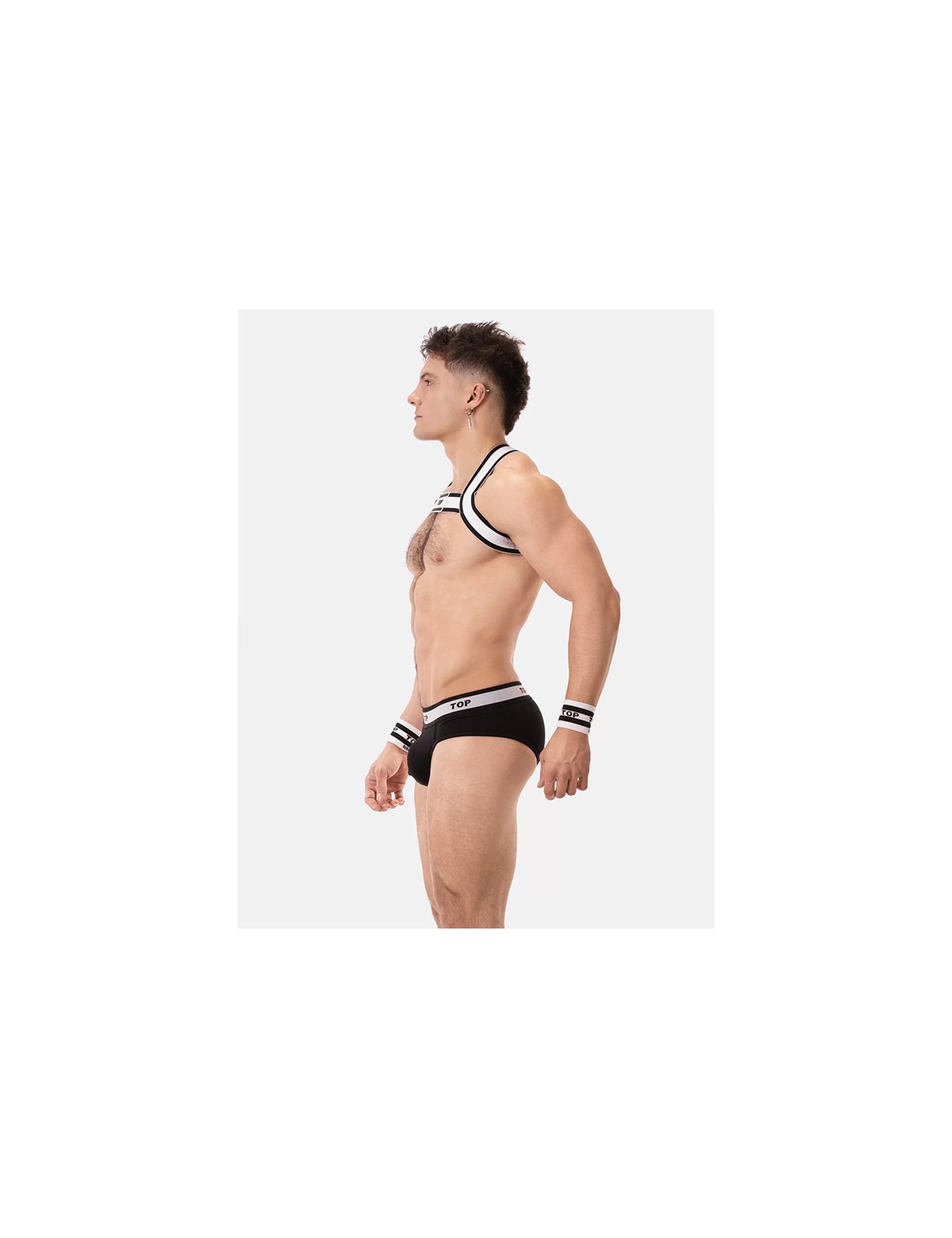 Brief Top - Black-White