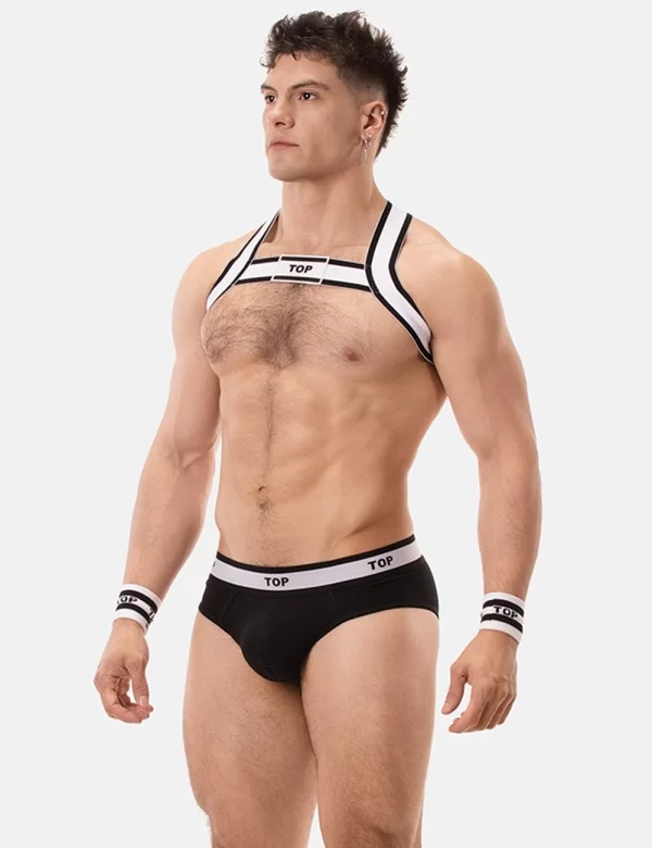 Brief Top - Black-White