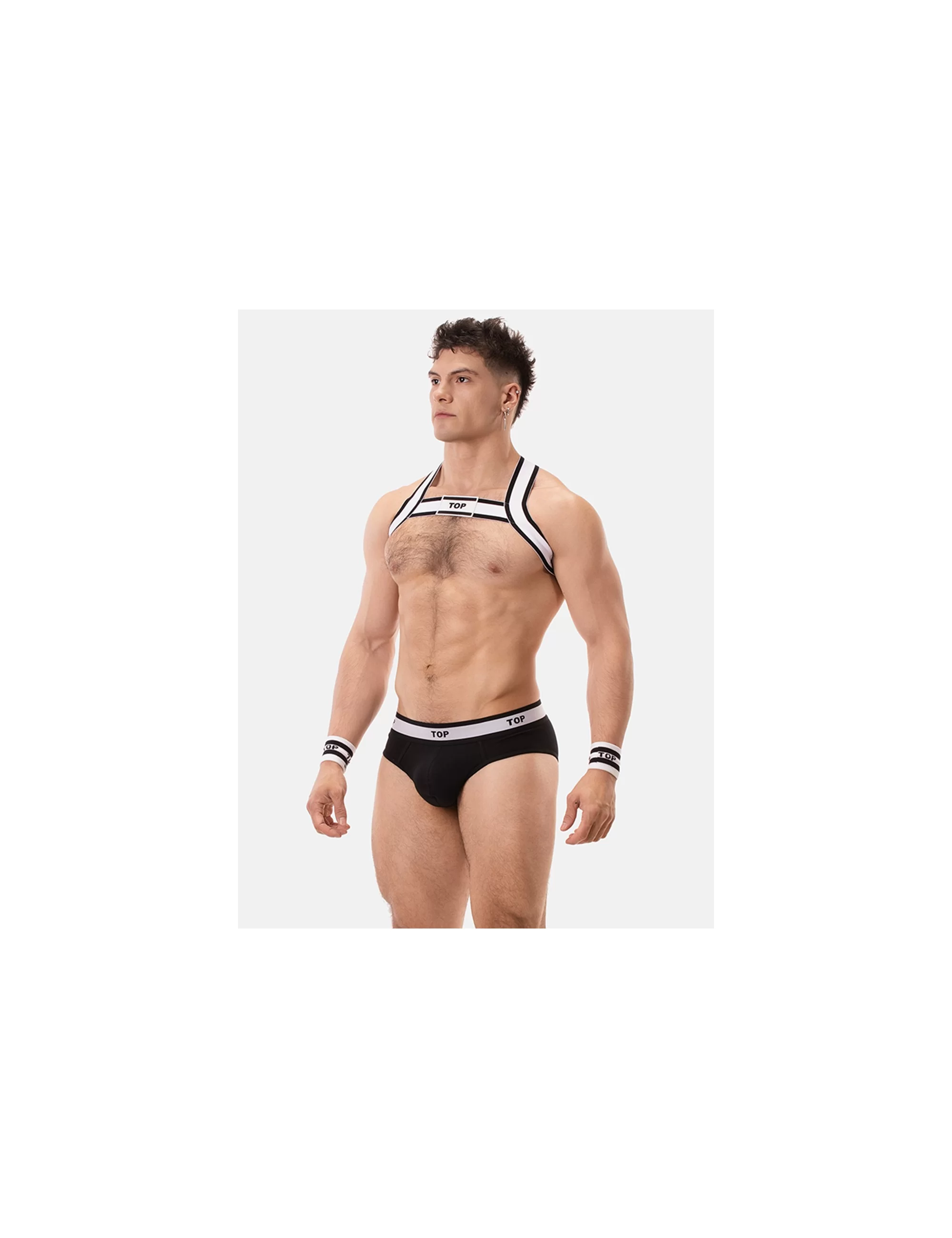Brief Top - Black-White