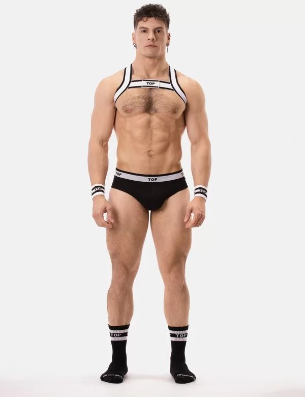 Brief Top - Black-White