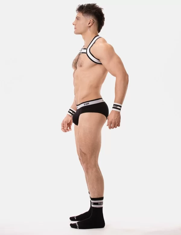 Brief Top - Black-White