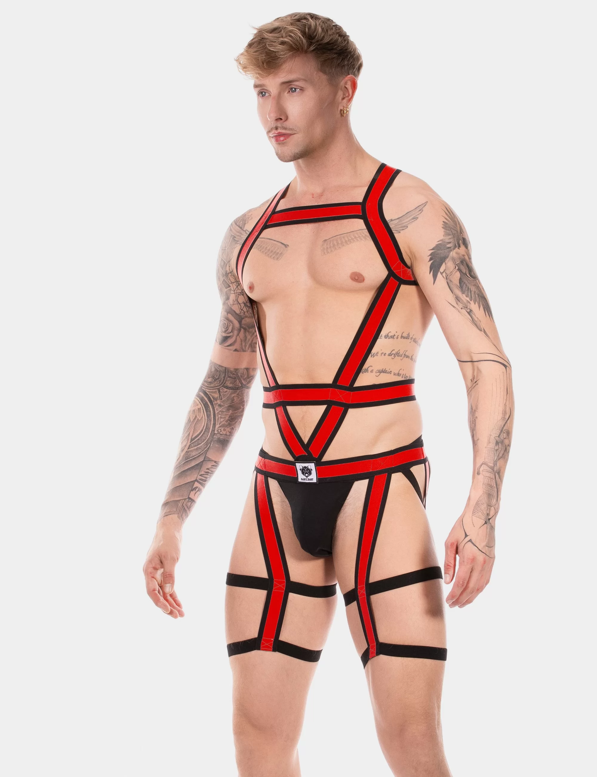 Harness Duo Javed - Red-Black
