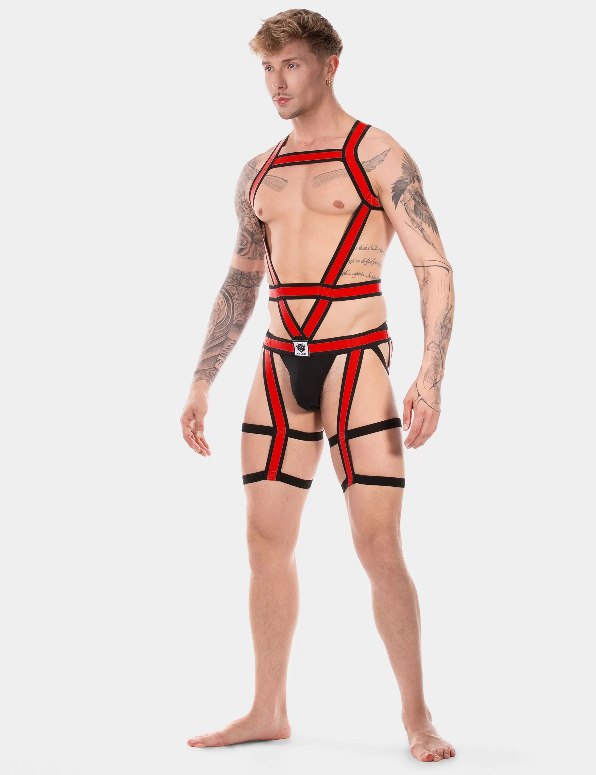 Harness Duo Javed - Red-Black