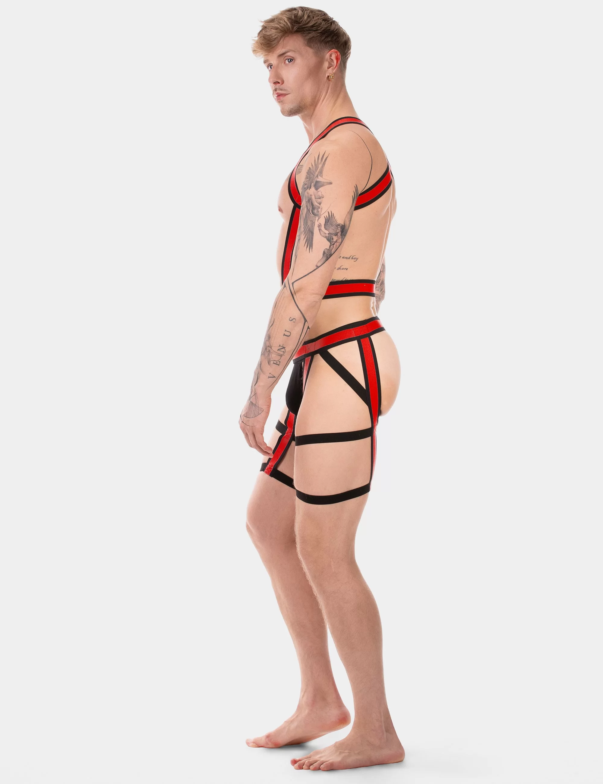 Harness Duo Javed - Red-Black