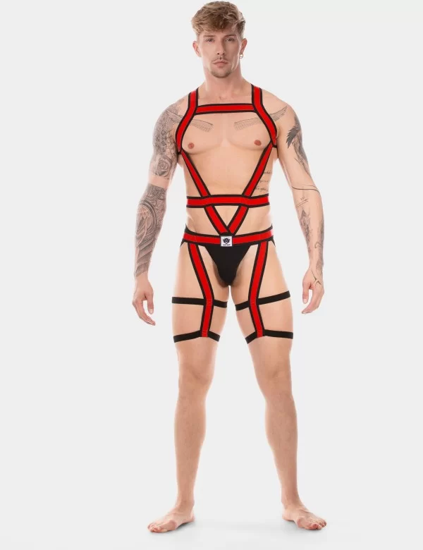 Harness Duo Javed - Red-Black
