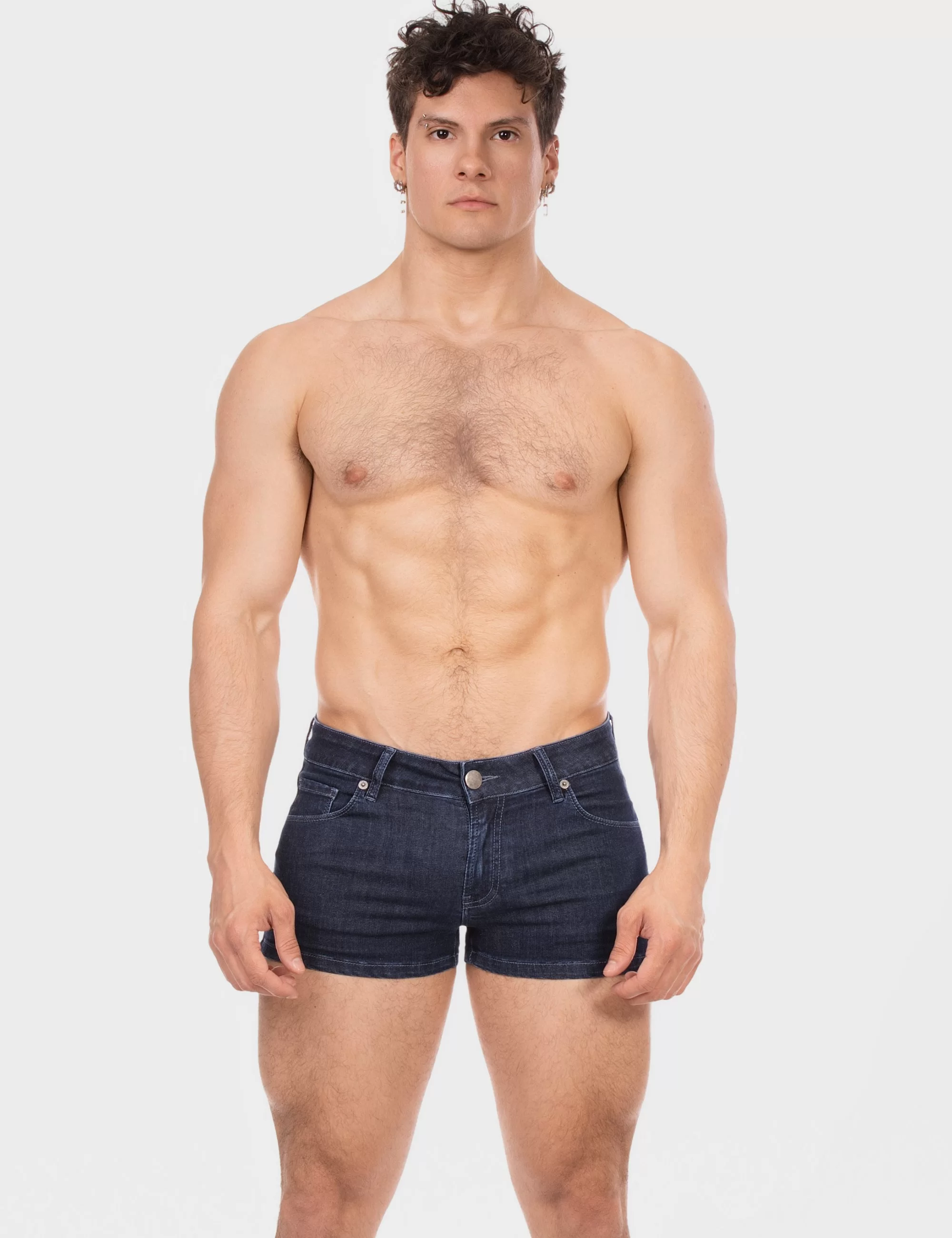 5 Pocket 9' Denim Short Tyler - Darkblue