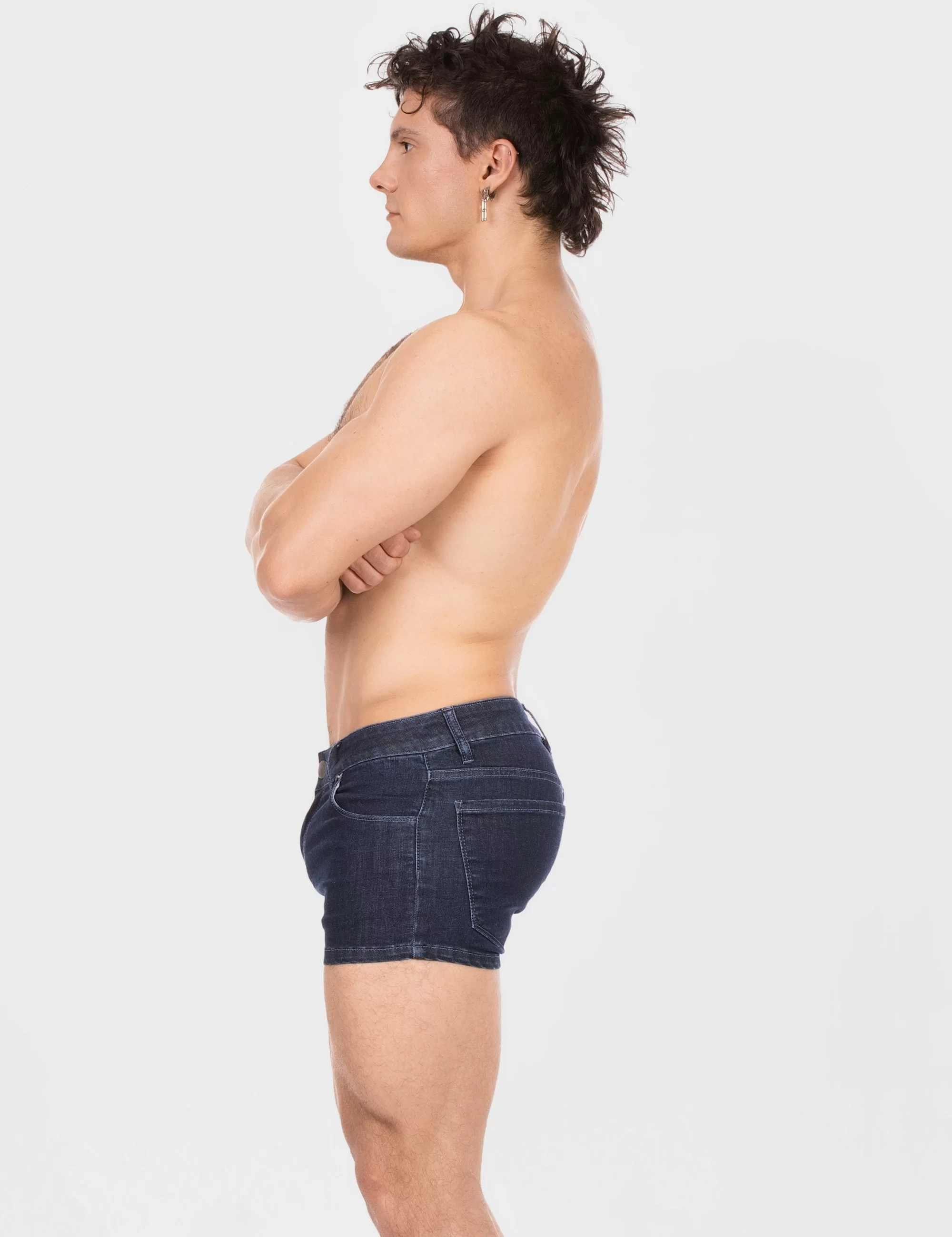 5 Pocket 9' Denim Short Tyler - Darkblue