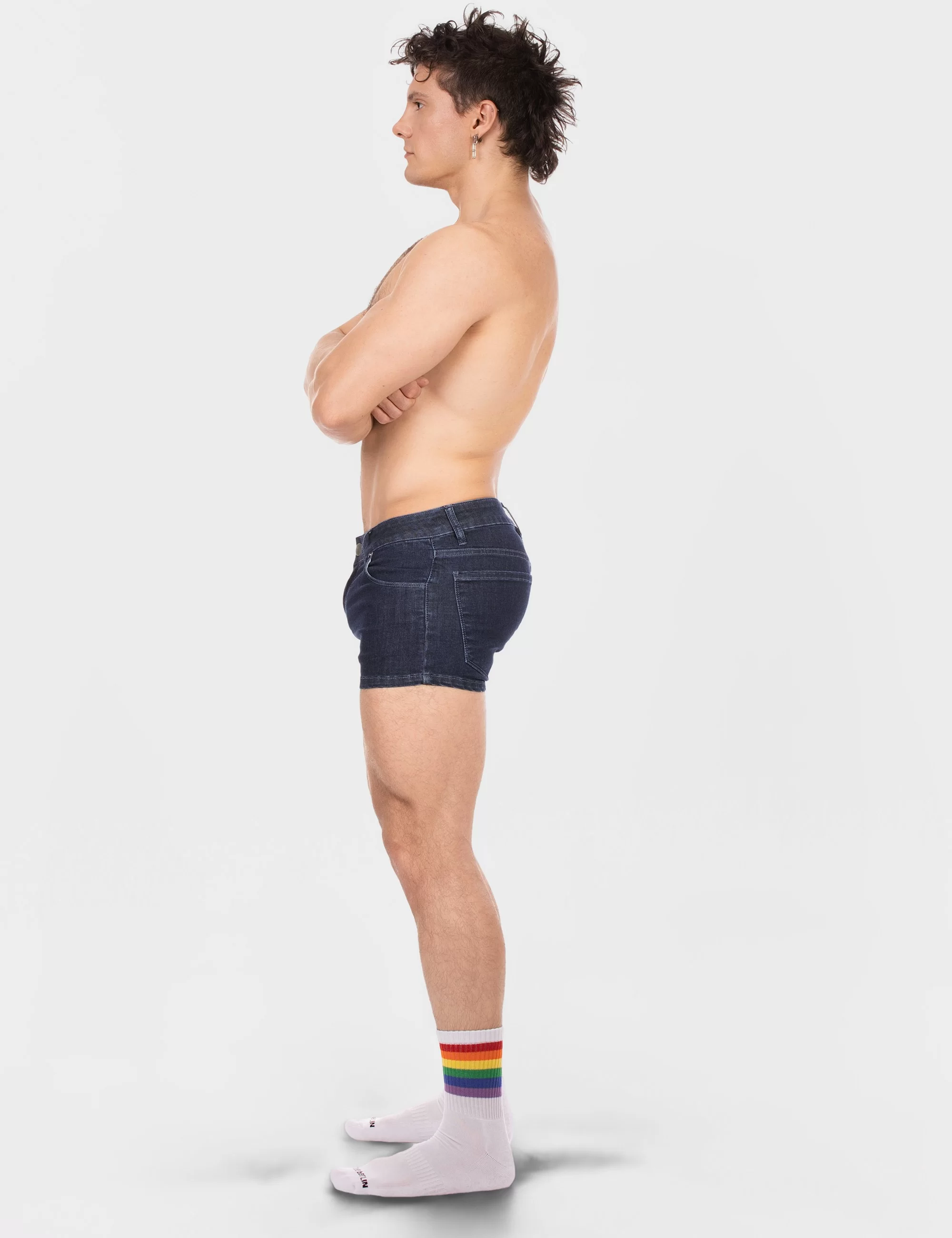 5 Pocket 9' Denim Short Tyler - Darkblue