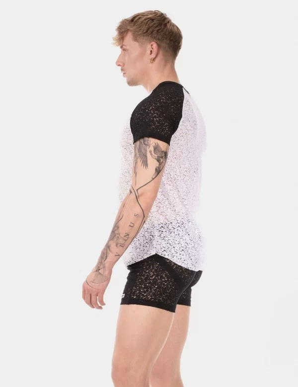 T-Shirt Micah - White-Black