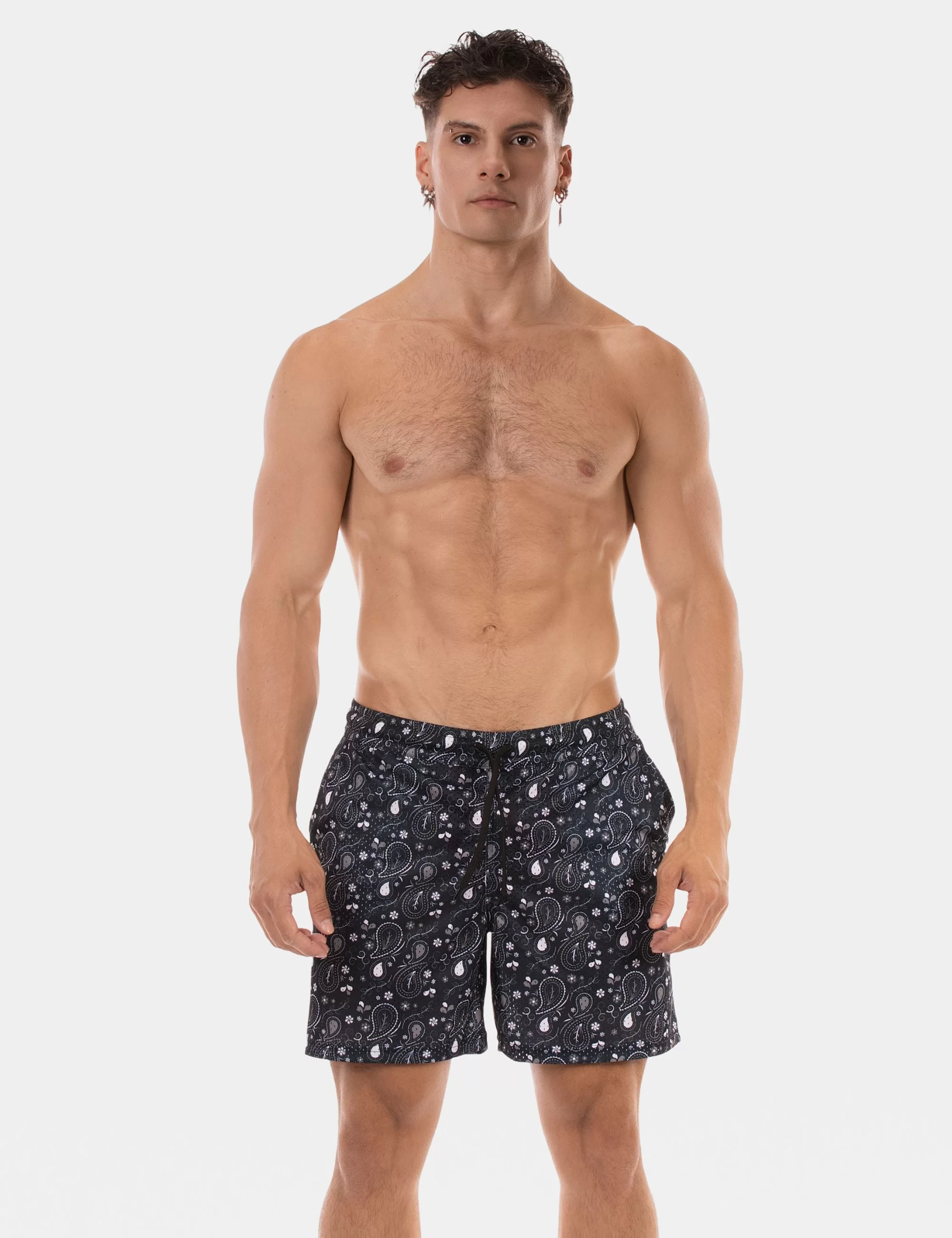 Short Paisley 25 - Black