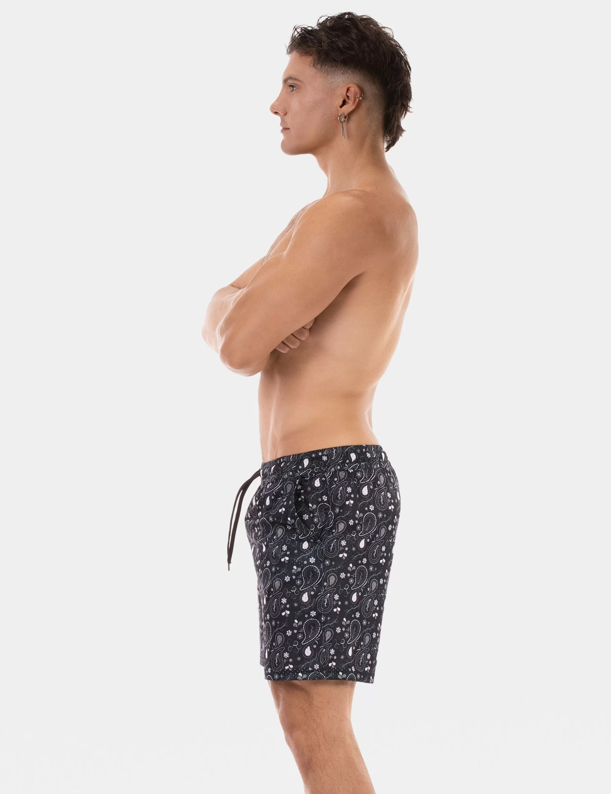 Short Paisley 25 - Black