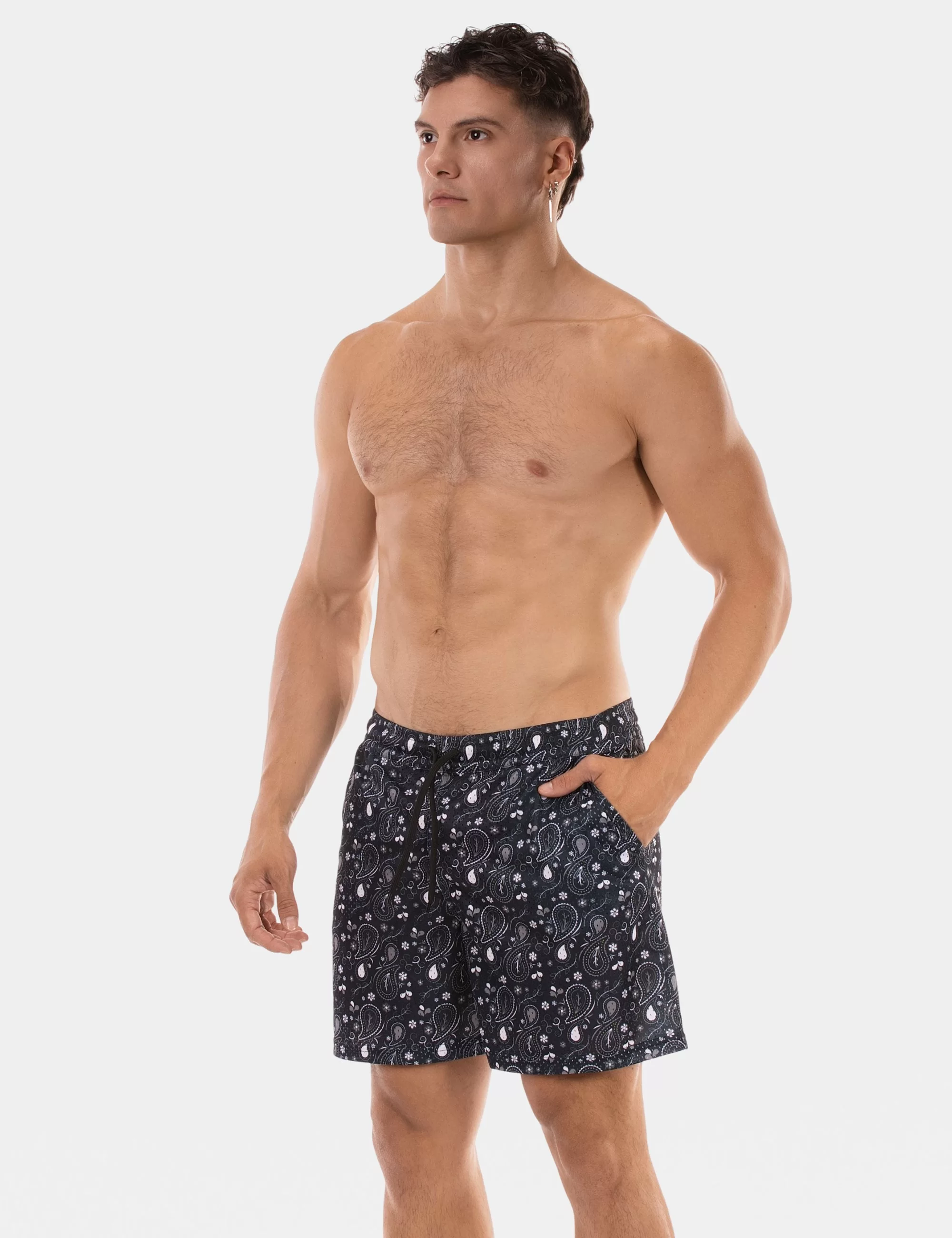 Short Paisley 25 - Black