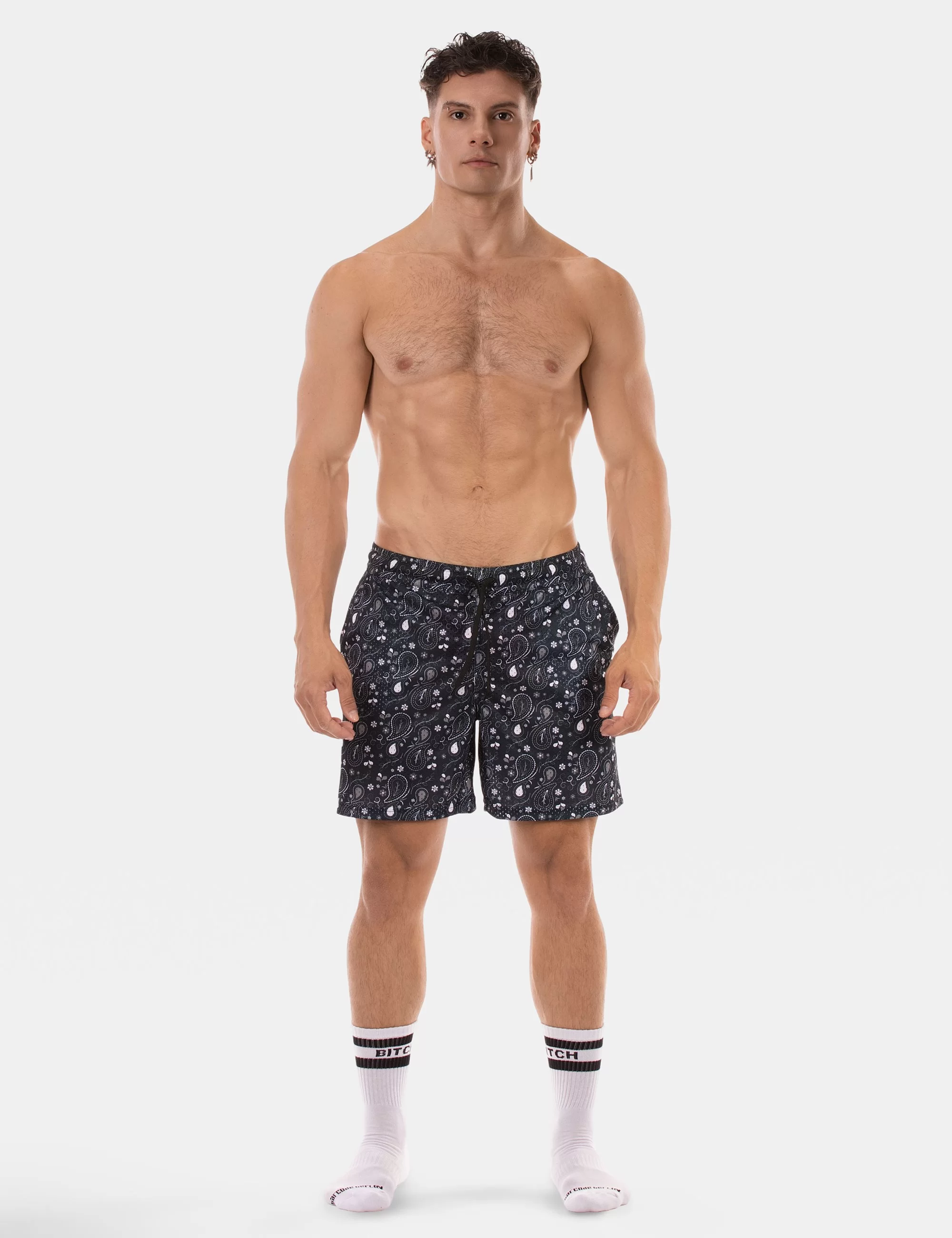 Short Paisley 25 - Black
