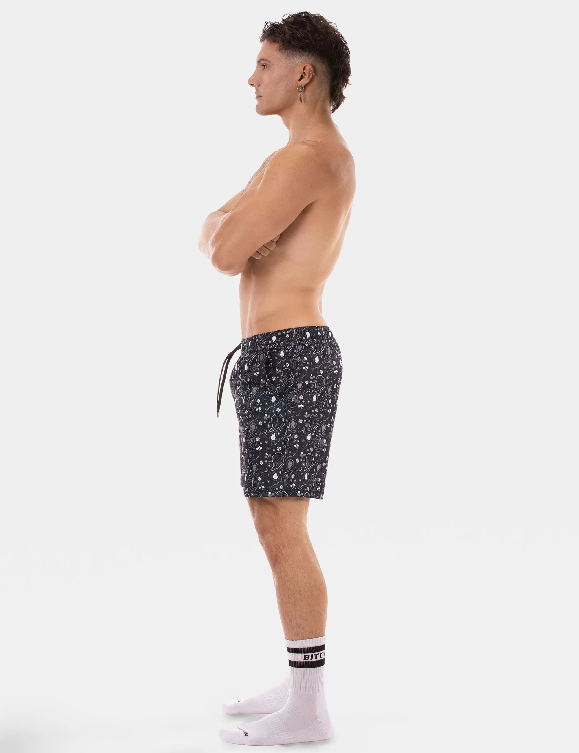 Short Paisley 25 - Black