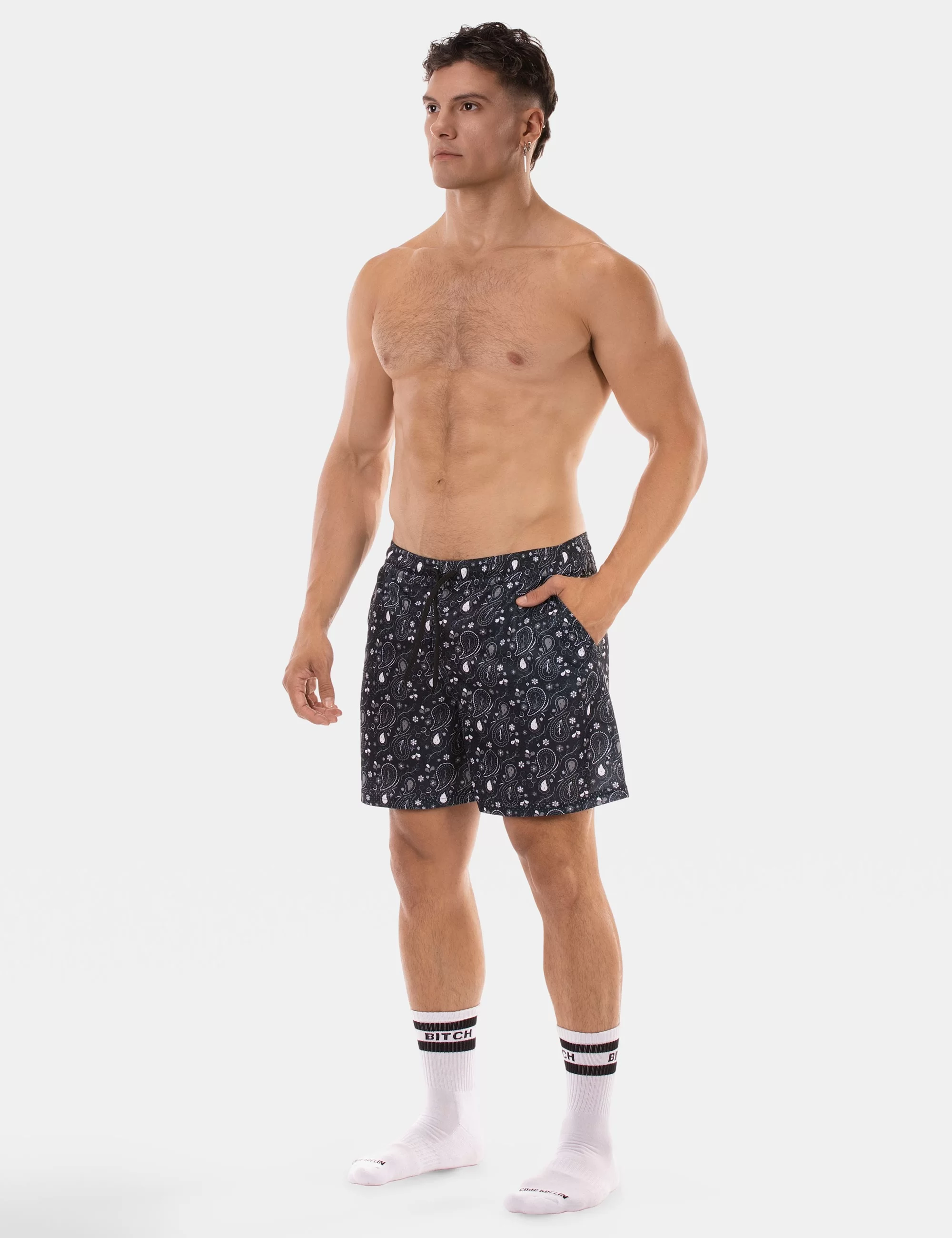 Short Paisley 25 - Black