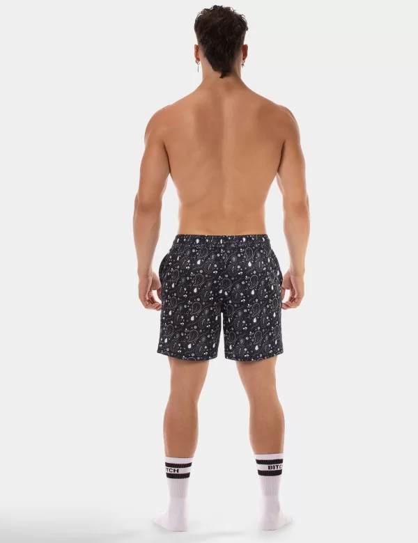 Short Paisley 25 - Black
