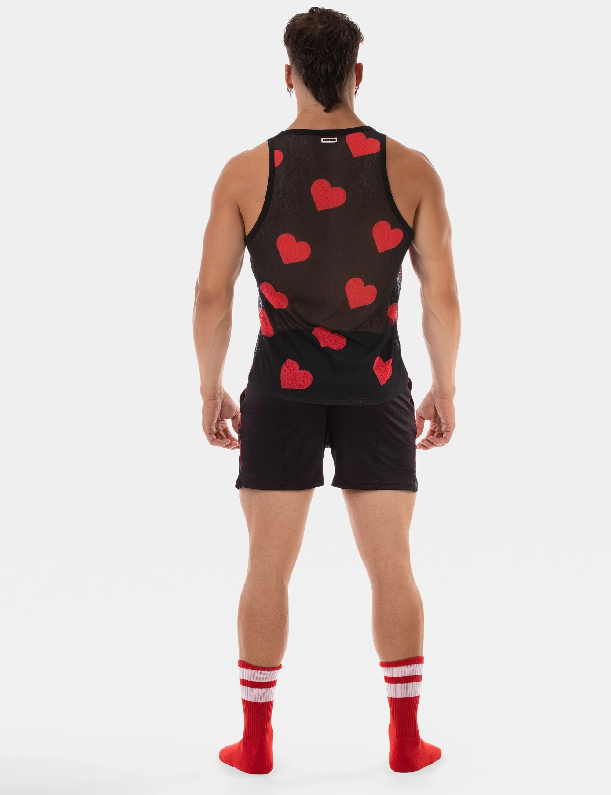 Tank Top Hearts 25 - Black