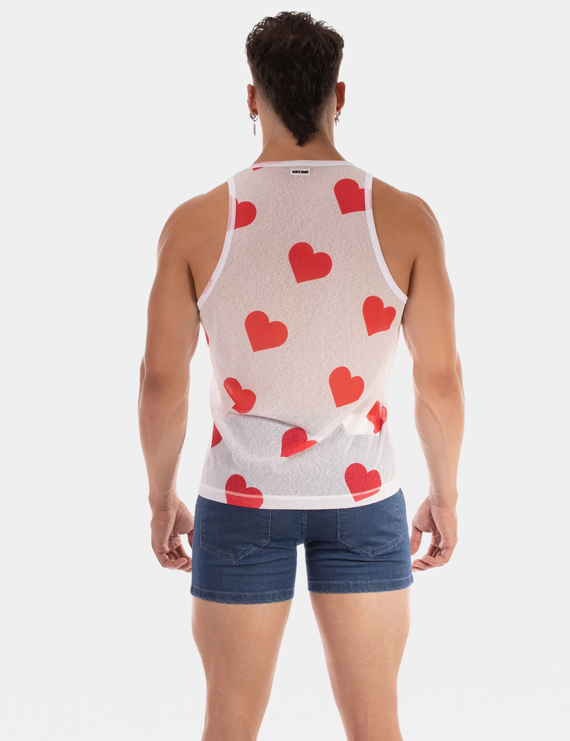 Tank Top Hearts 25 - White
