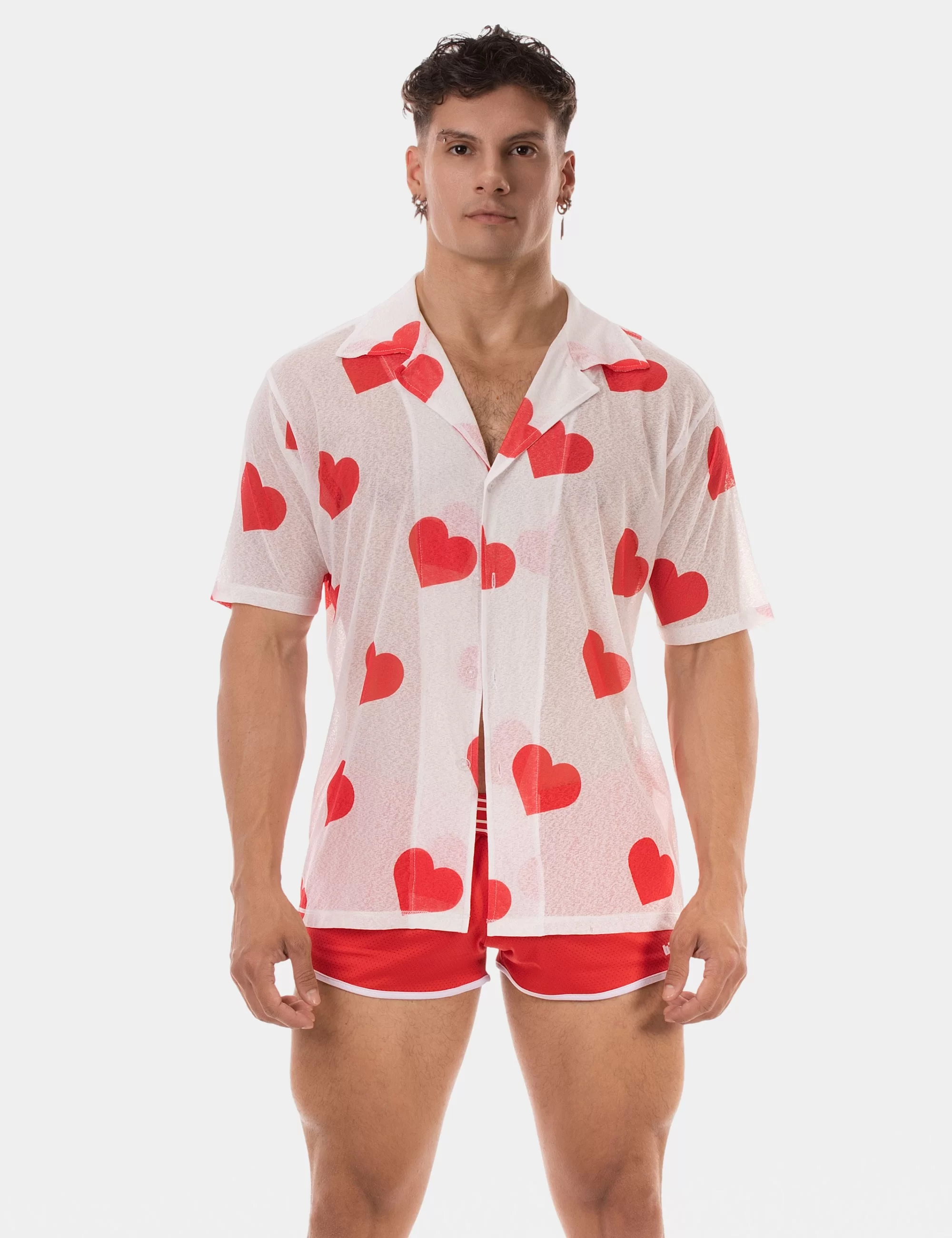 Shirt Hearts 25 - White