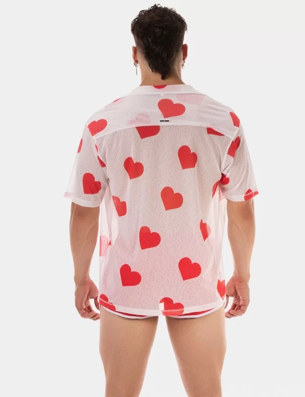 Shirt Hearts 25 - White