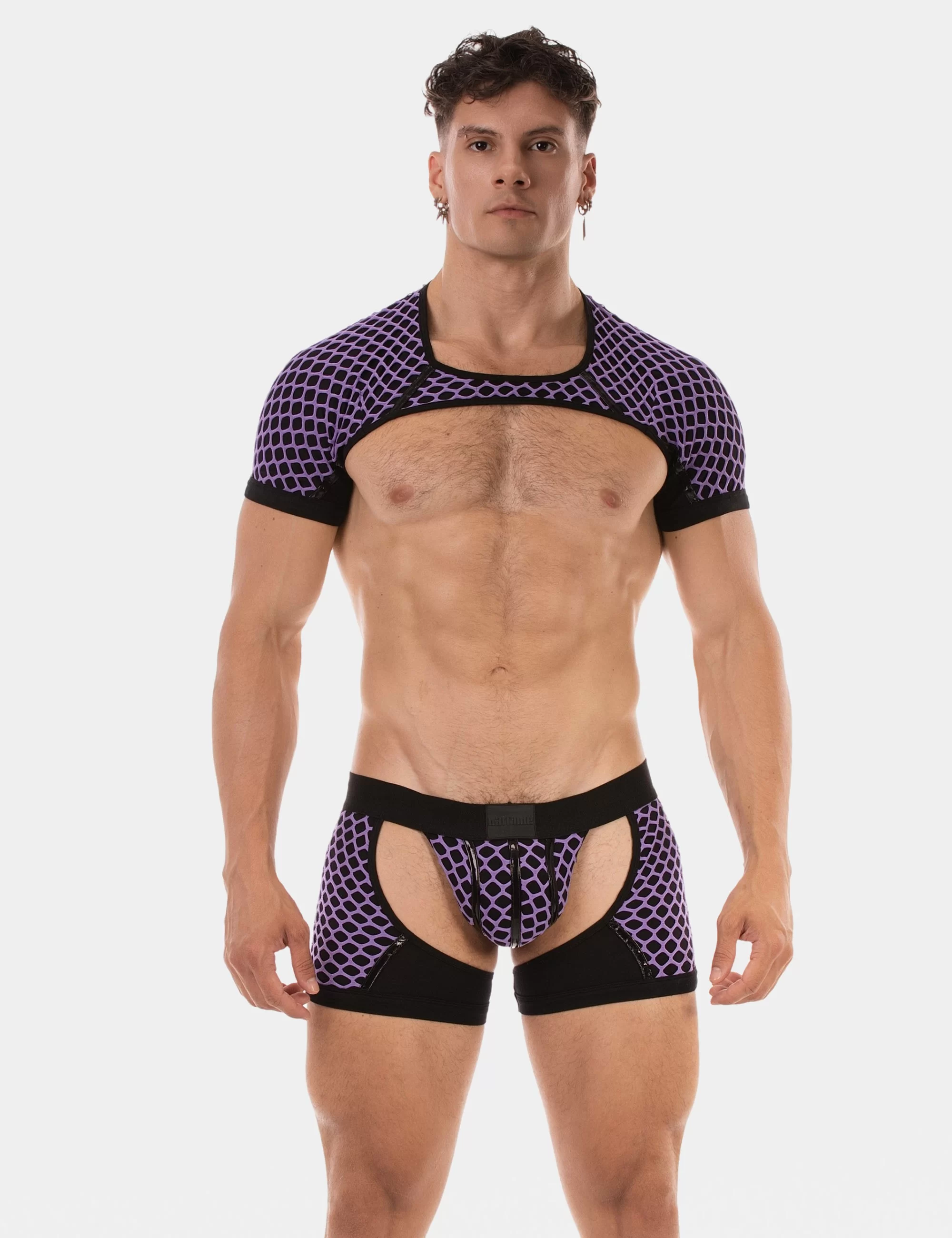 Shoulder Harness Ribo - Purple-Black