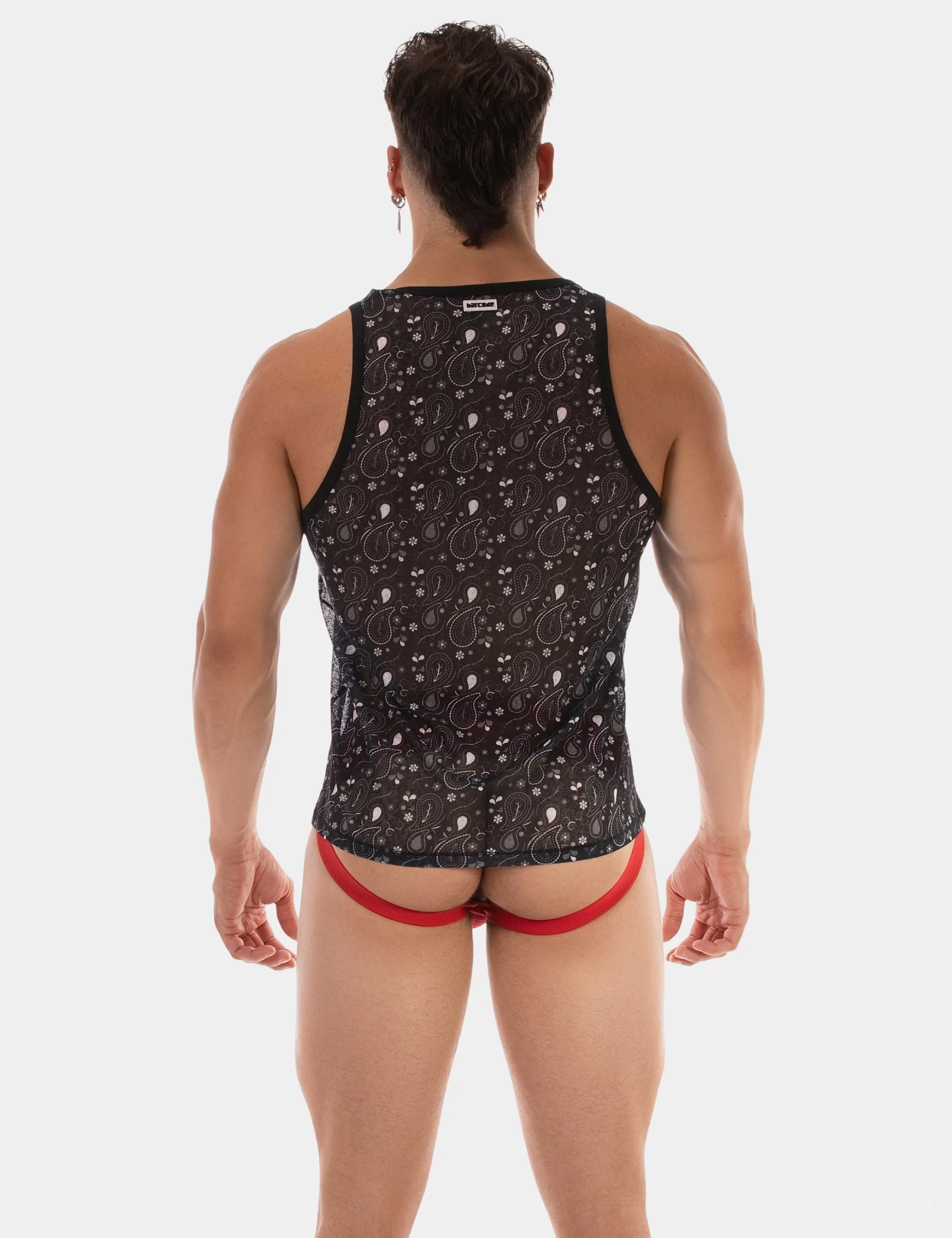 Tank Top Paisley 25 - Black