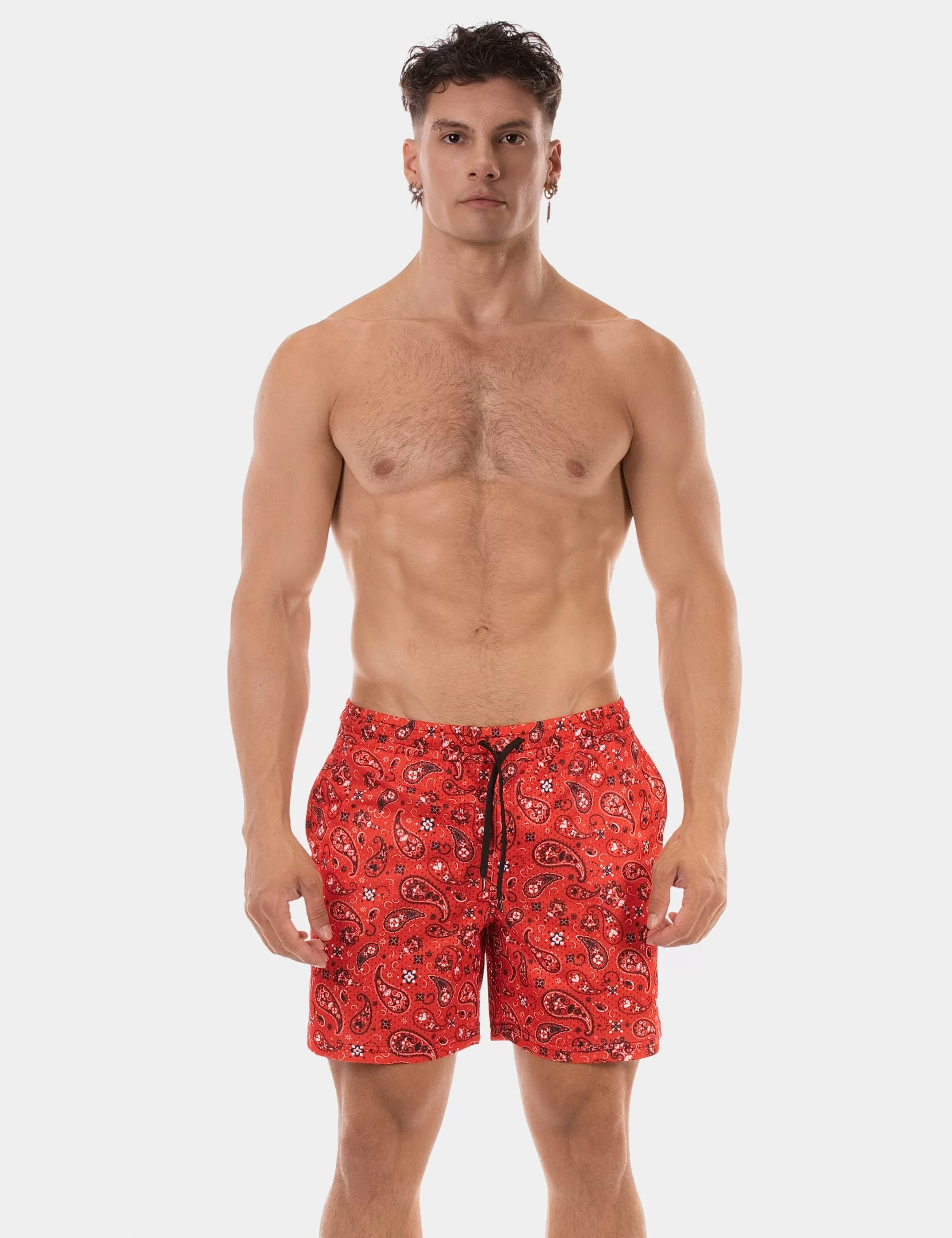 Short Paisley 25 - Red