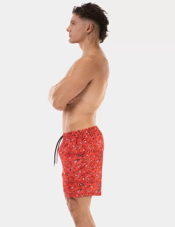 Short Paisley 25 - Red