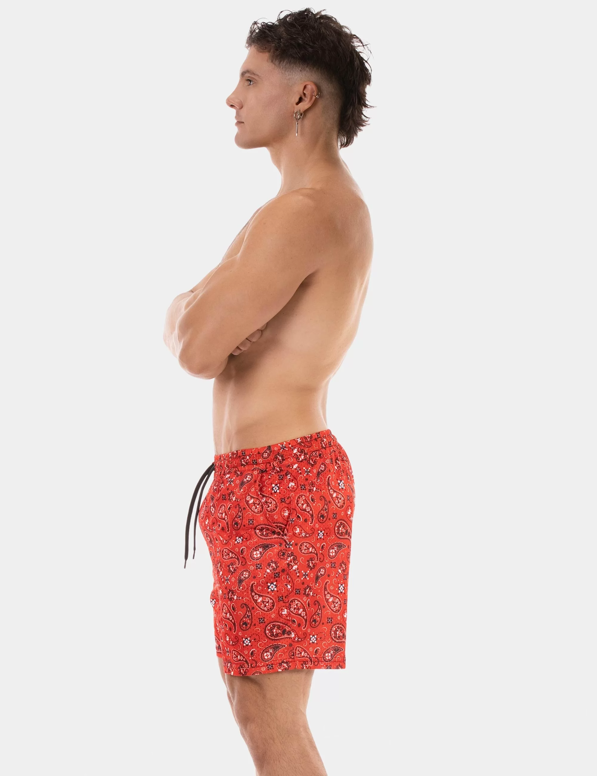 Short Paisley 25 - Red