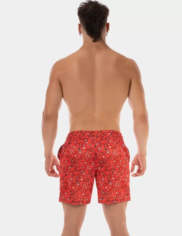 Short Paisley 25 - Red