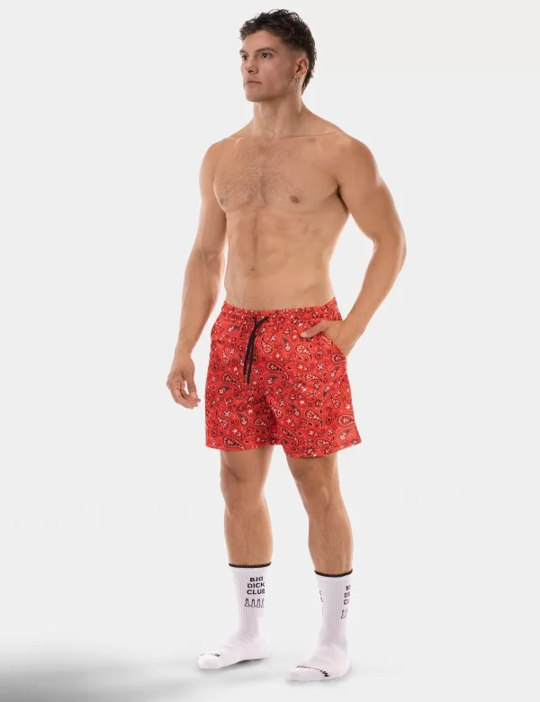 Short Paisley 25 - Red