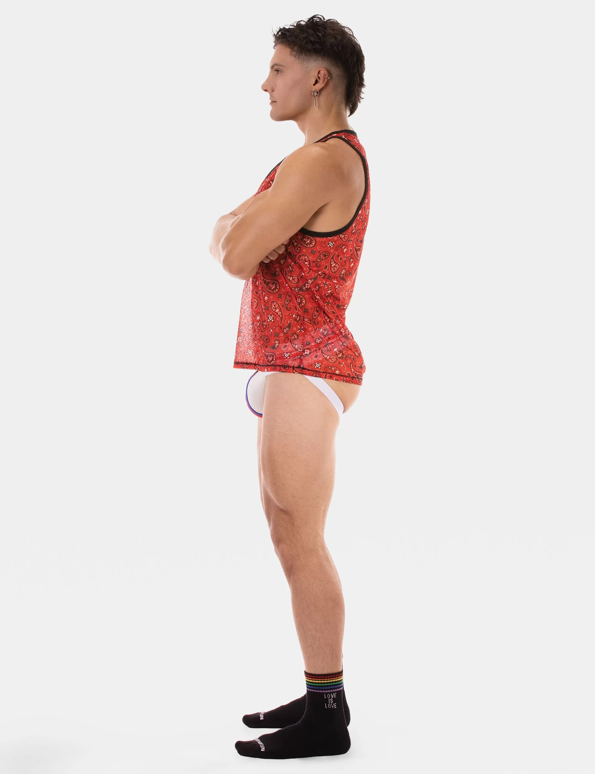 Tank Top Paisley 25 - Red