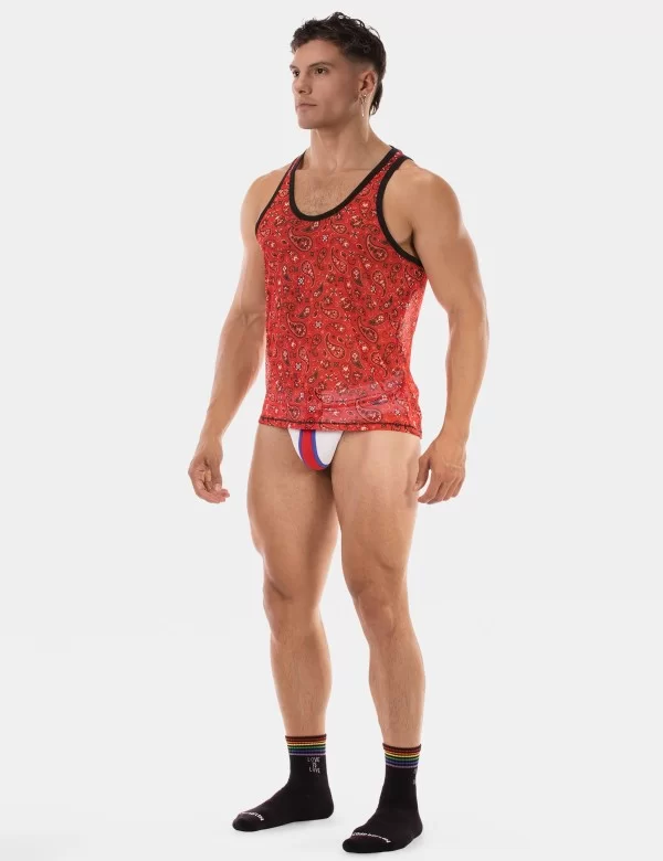 Tank Top Paisley 25 - Red