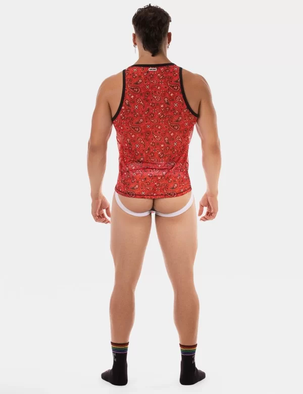 Tank Top Paisley 25 - Red
