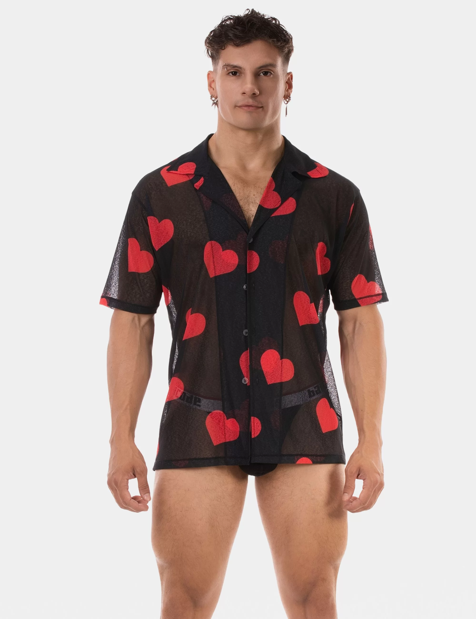 Shirt Hearts 25 - Black