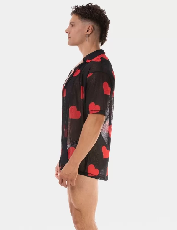Shirt Hearts 25 - Black