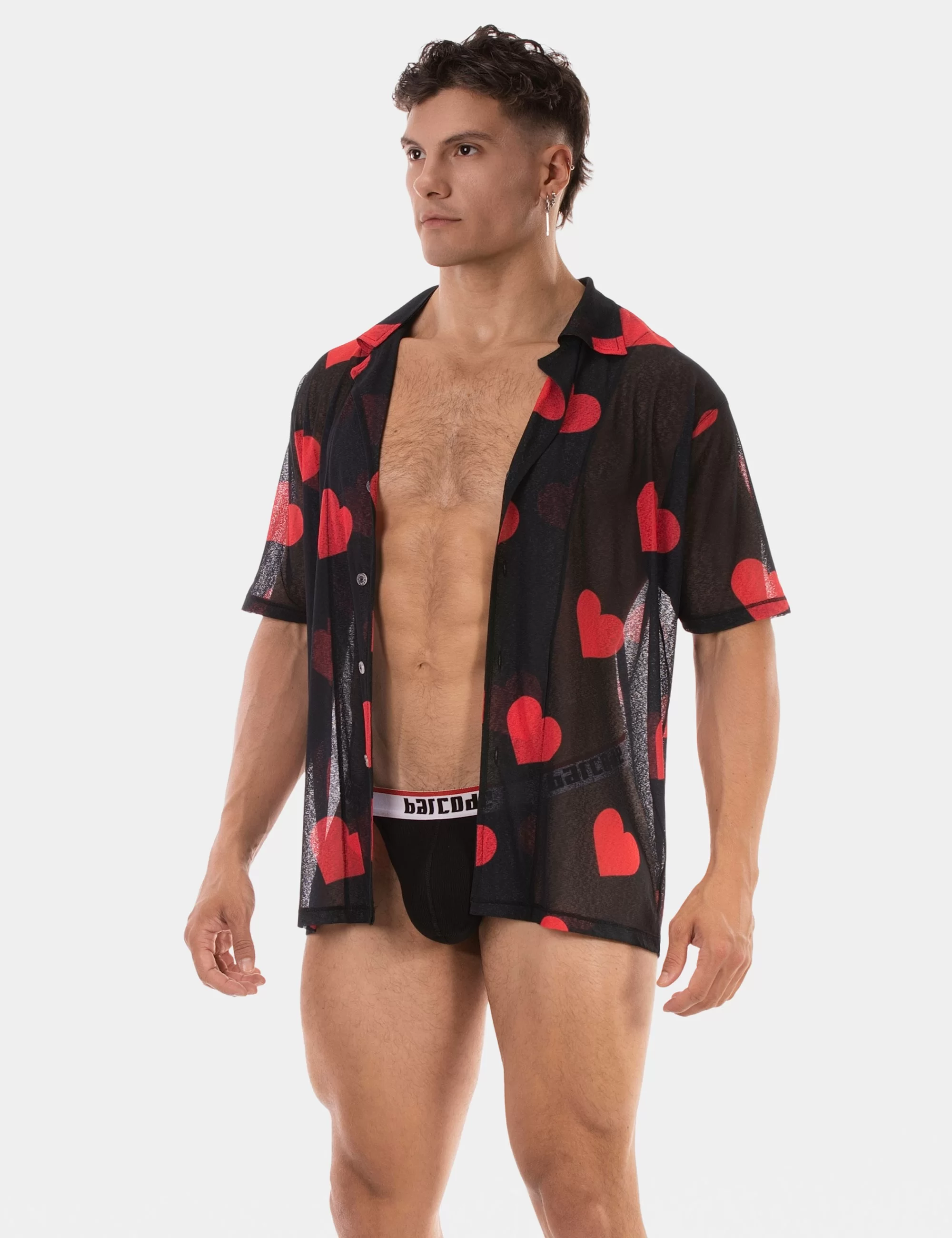 Shirt Hearts 25 - Black