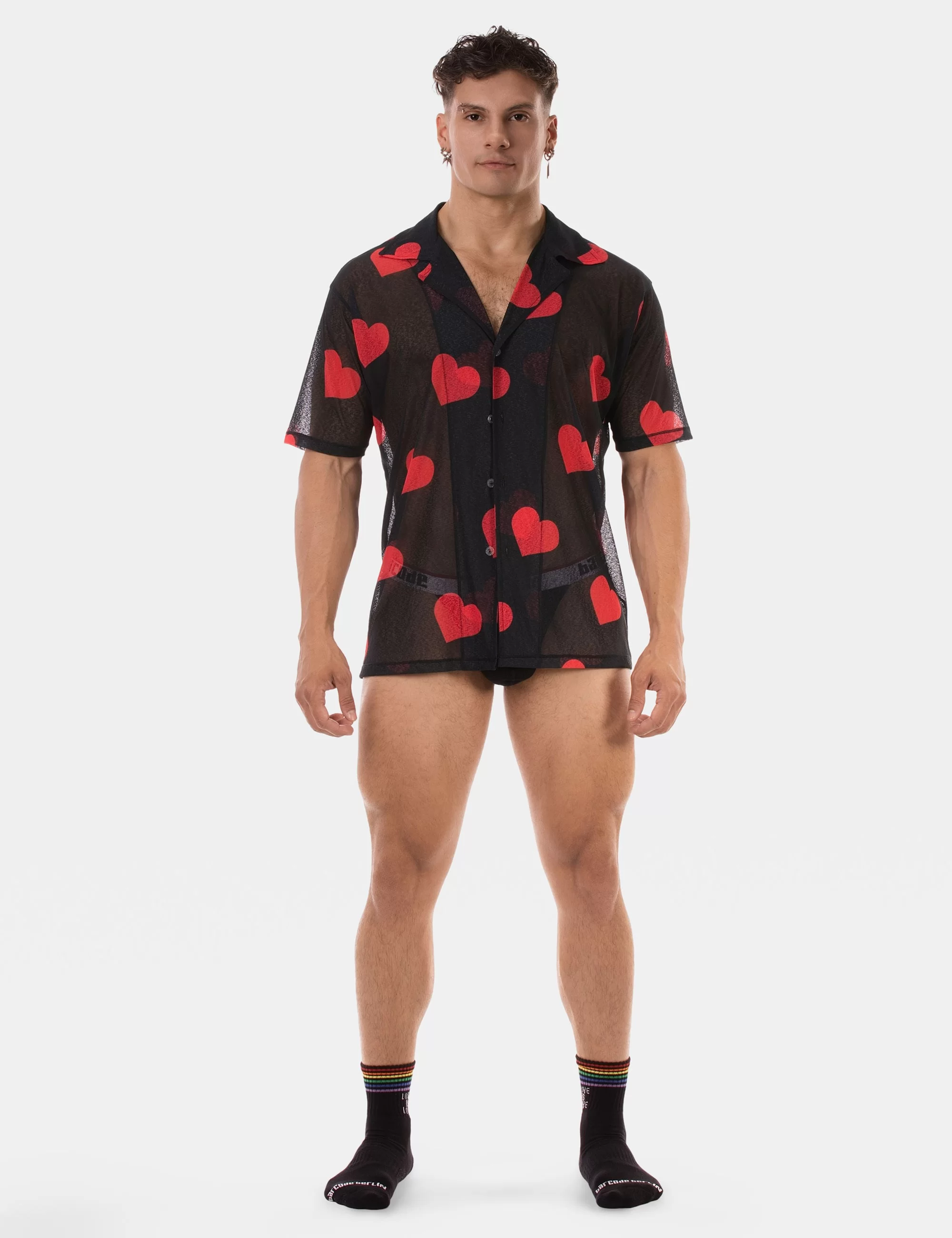 Shirt Hearts 25 - Black