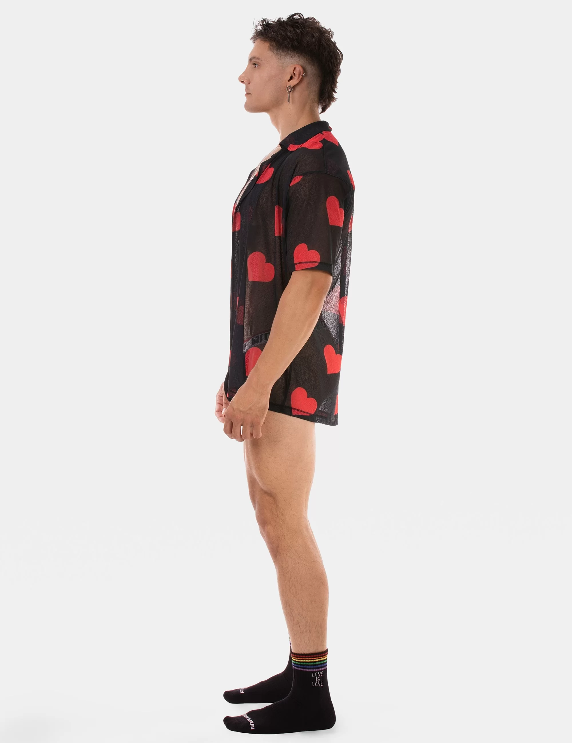 Shirt Hearts 25 - Black
