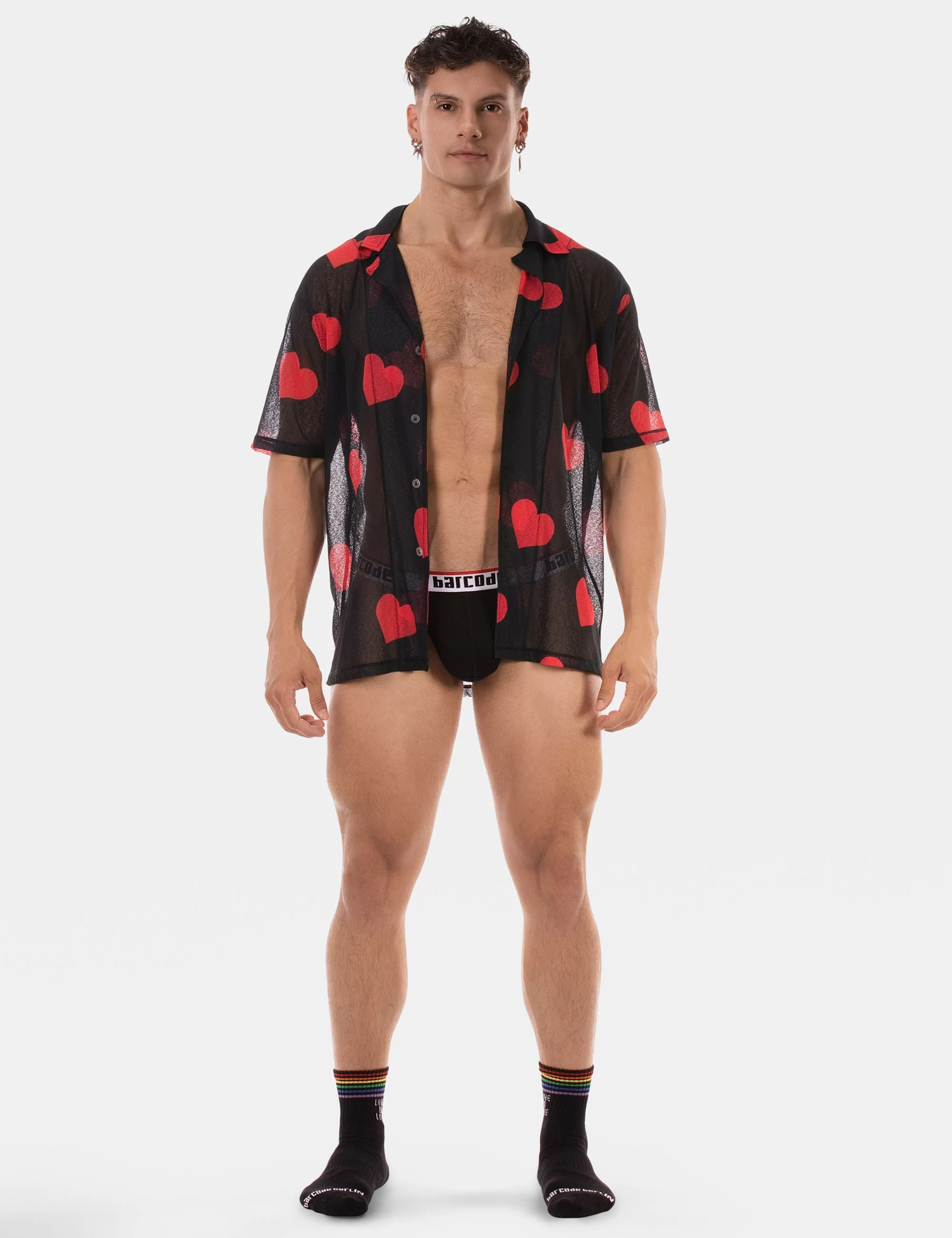 Shirt Hearts 25 - Black