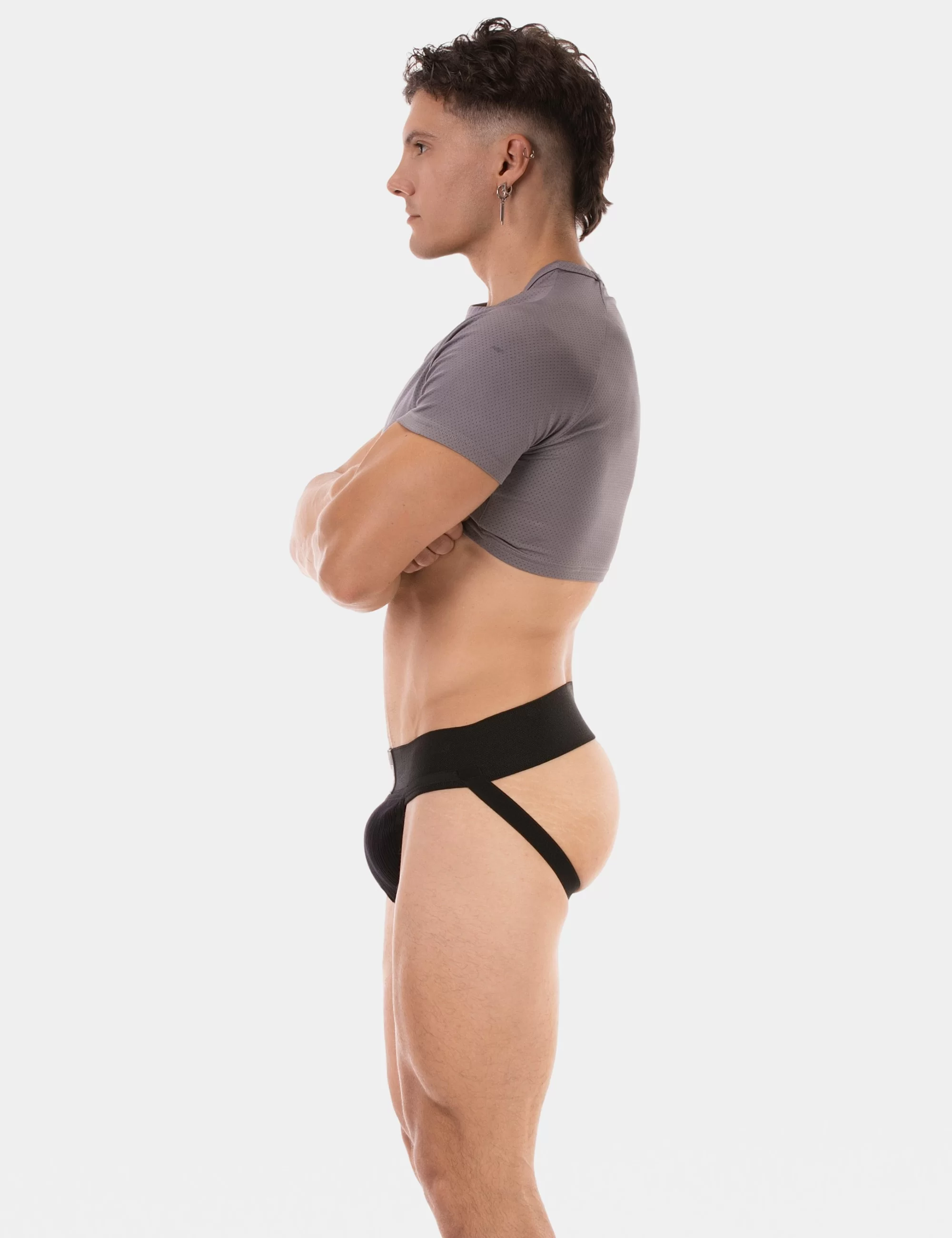 Crop Top Talon - Grey